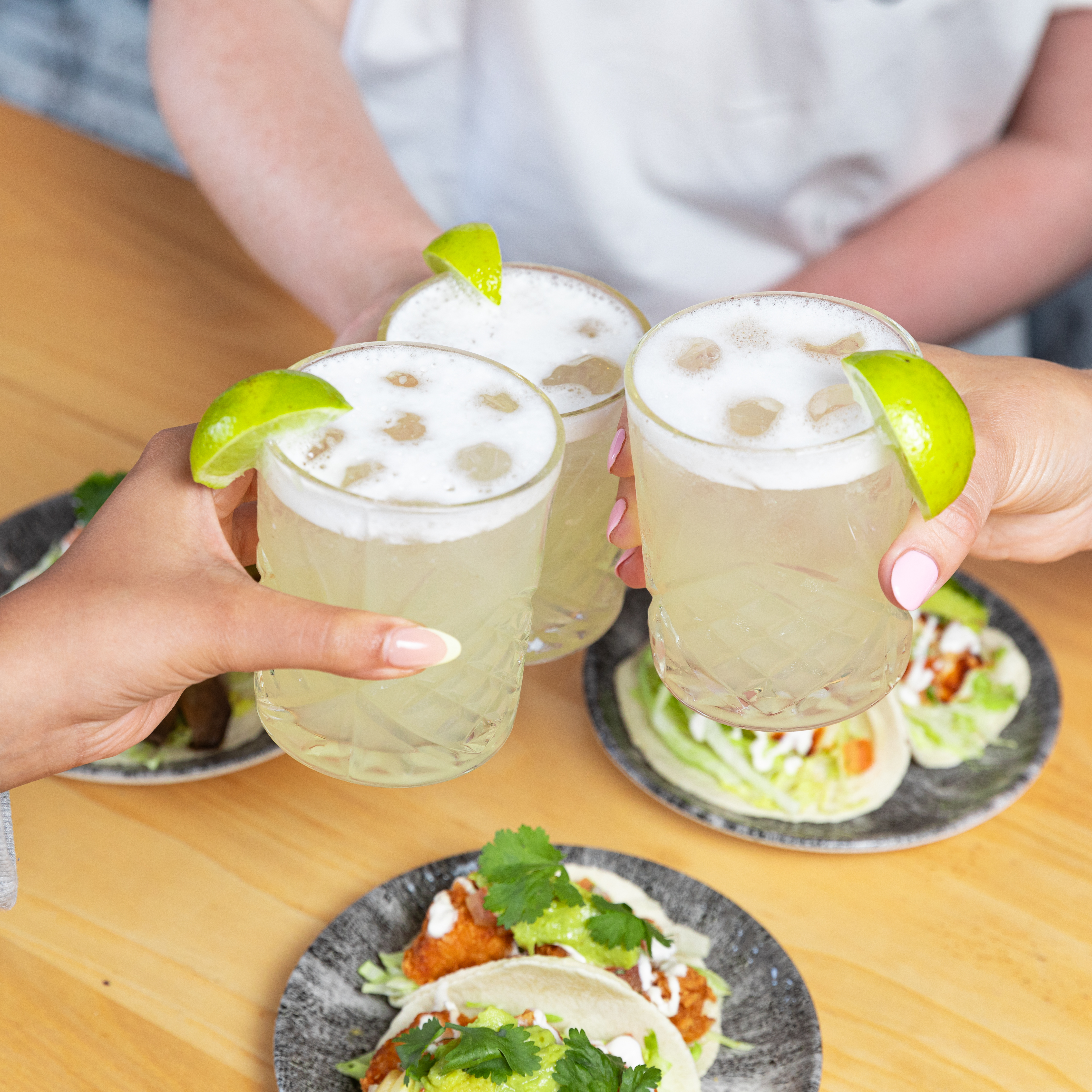 Tacos & Tommy's Margarita Cheers Tacos & Tommy's Margarita Cheers